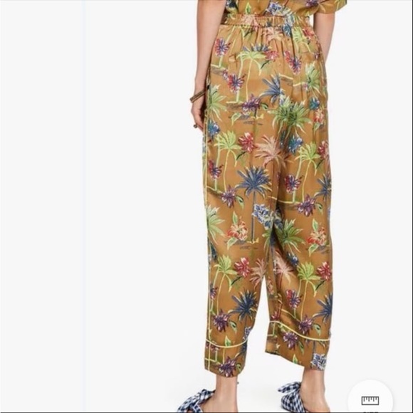 Scotch & Soda NWOT Tropical Print Wide Leg Trouser Pant - Picture 11 of 16